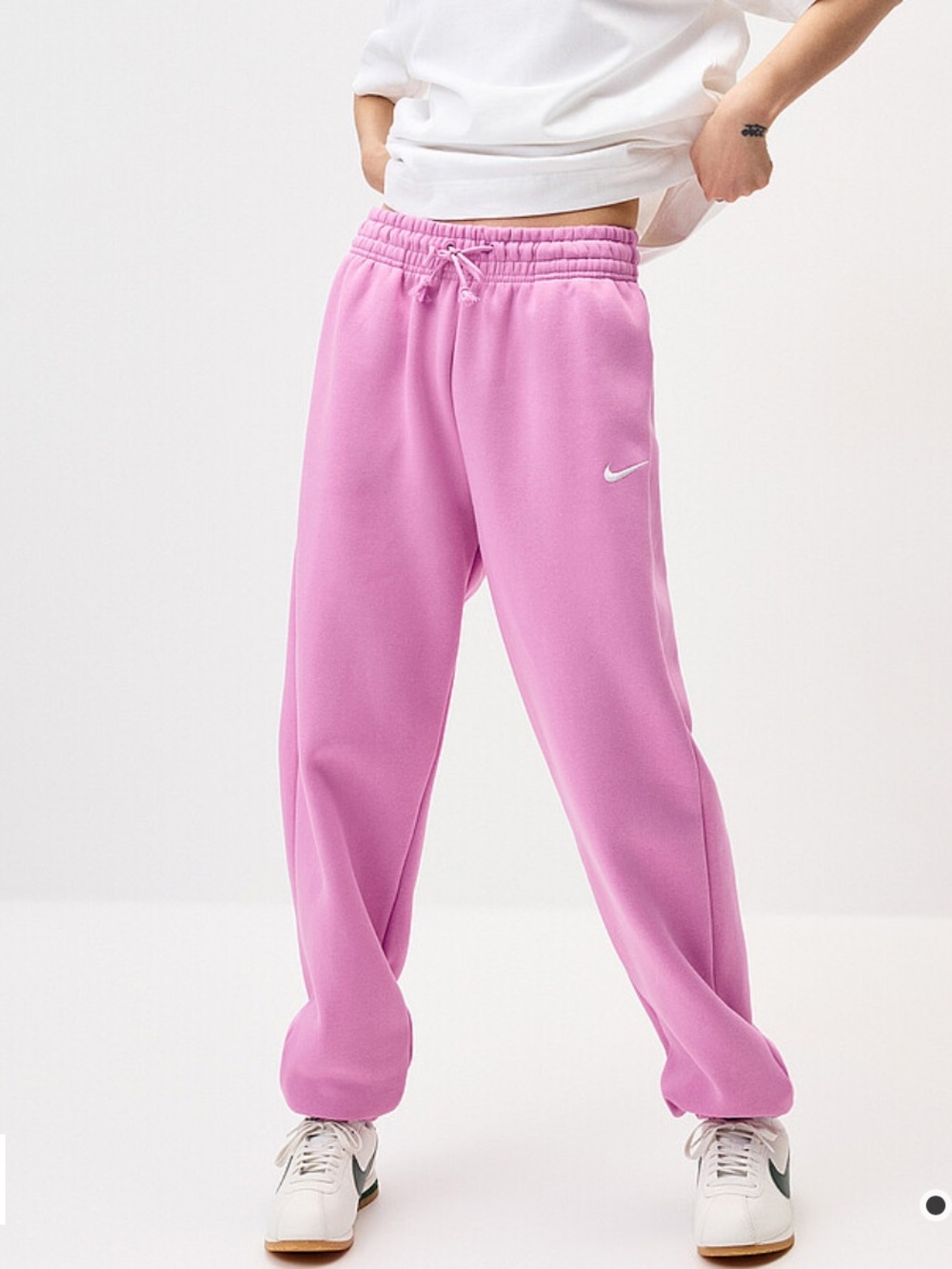 Nike Pink Phoenix Loose Joggers